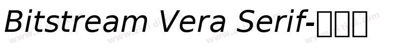 Bitstream Vera Serif字体转换
